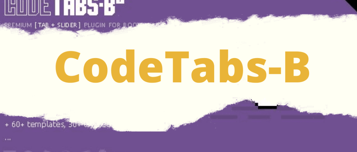 Codetabs B+ :: Premium Tabs + Slider For Bootstrap