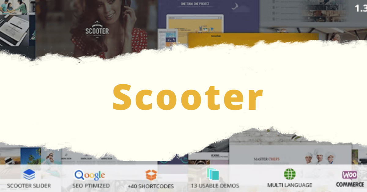 Scooter – One Page Multi-Purpose Theme