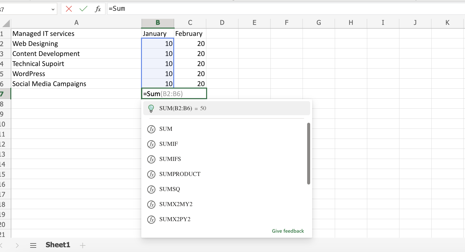 How to Work with Formulas in Excel 