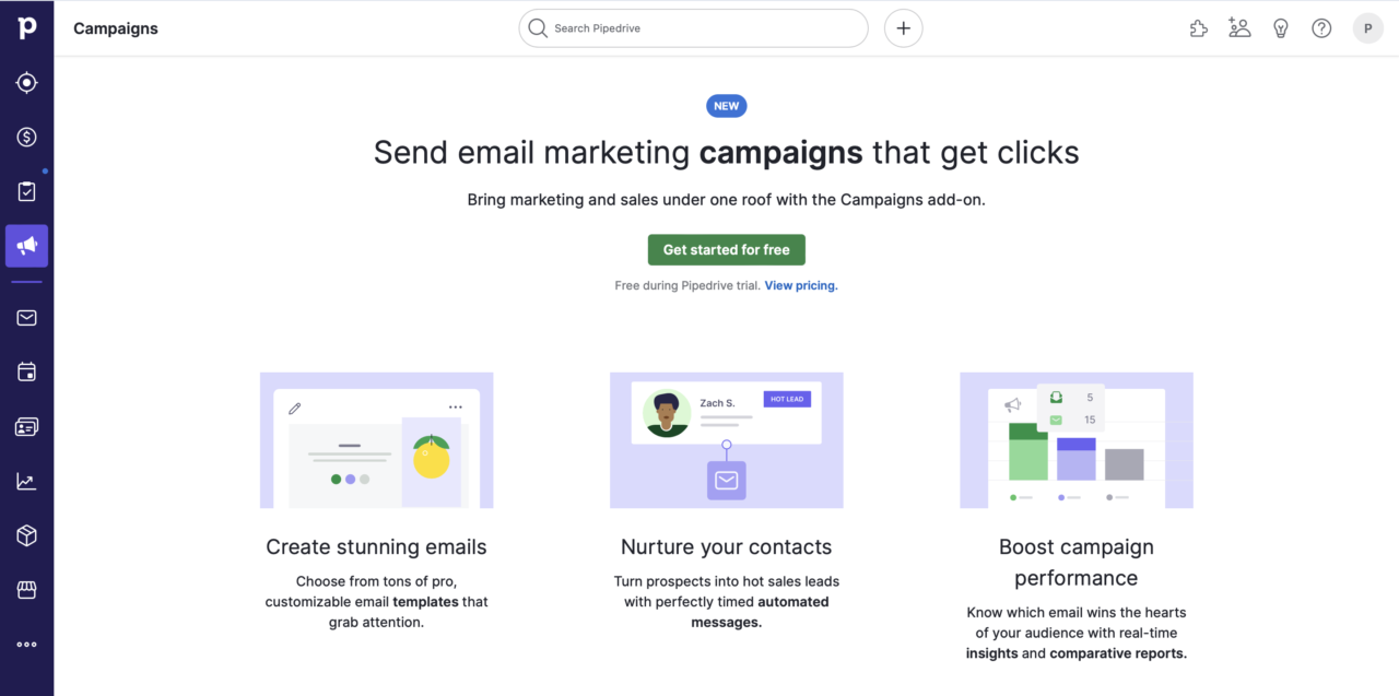 Reviewing Campaigns by Pipedrive 