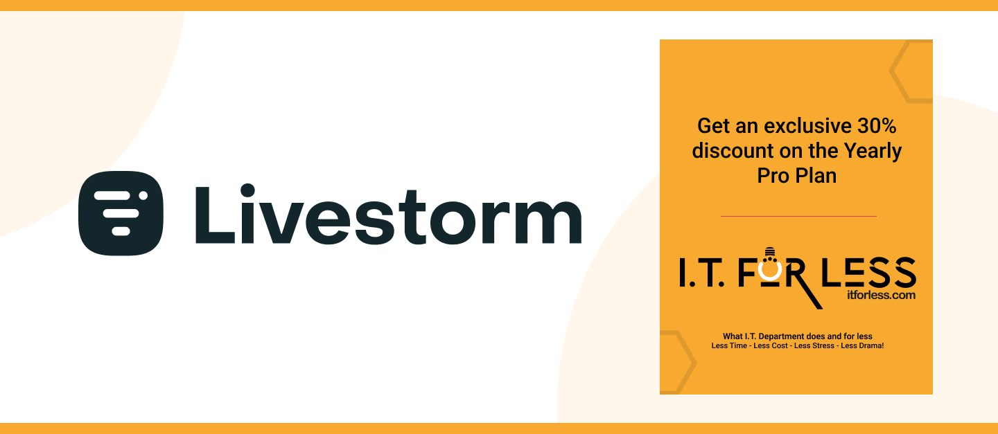 Best Deal of the week on Livestorm