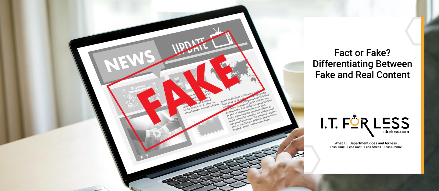 Fact or Fake? Differentiating Between Fake and Real Content